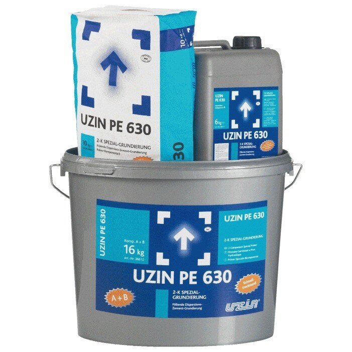Шпаклёвка-грунтовка UZIN PE 630 16 кг Шпаклёвка-грунтовка UZIN PE 630 16 кг