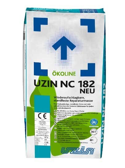 UZIN NC182 ремонтная шпаклёвочная масса 20 кг