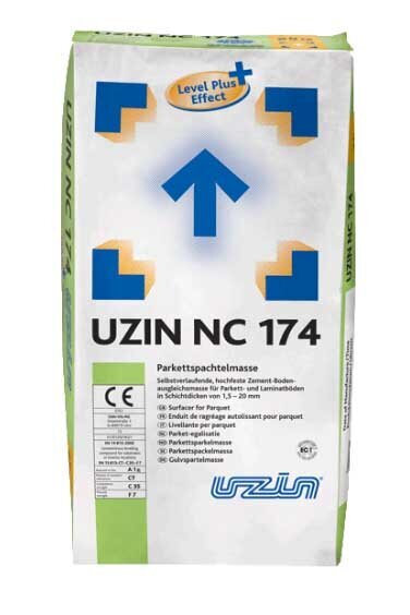 UZIN NC174 саморастекающаяся цементная выравнивающая масса 25 кг